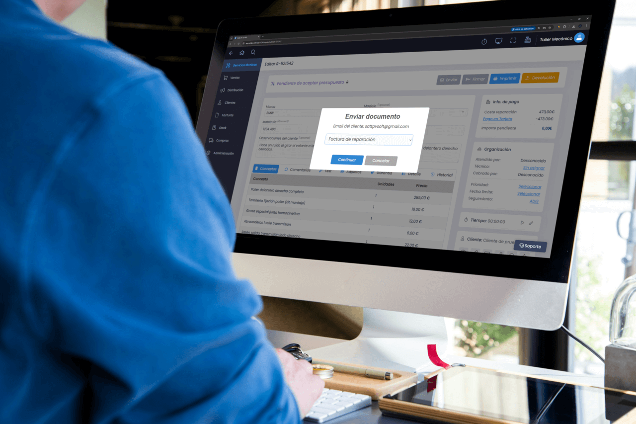Comunicación con el cliente