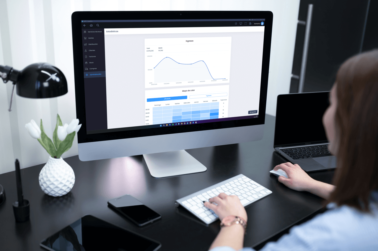 Estadísticas de ingresos y gastos