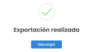 Exportación de facturas