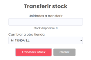 Transferir Stock